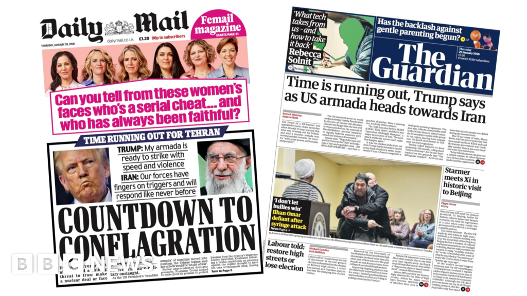 The Papers:  'Countdown to conflagration' and 'Restore high streets or lose election'