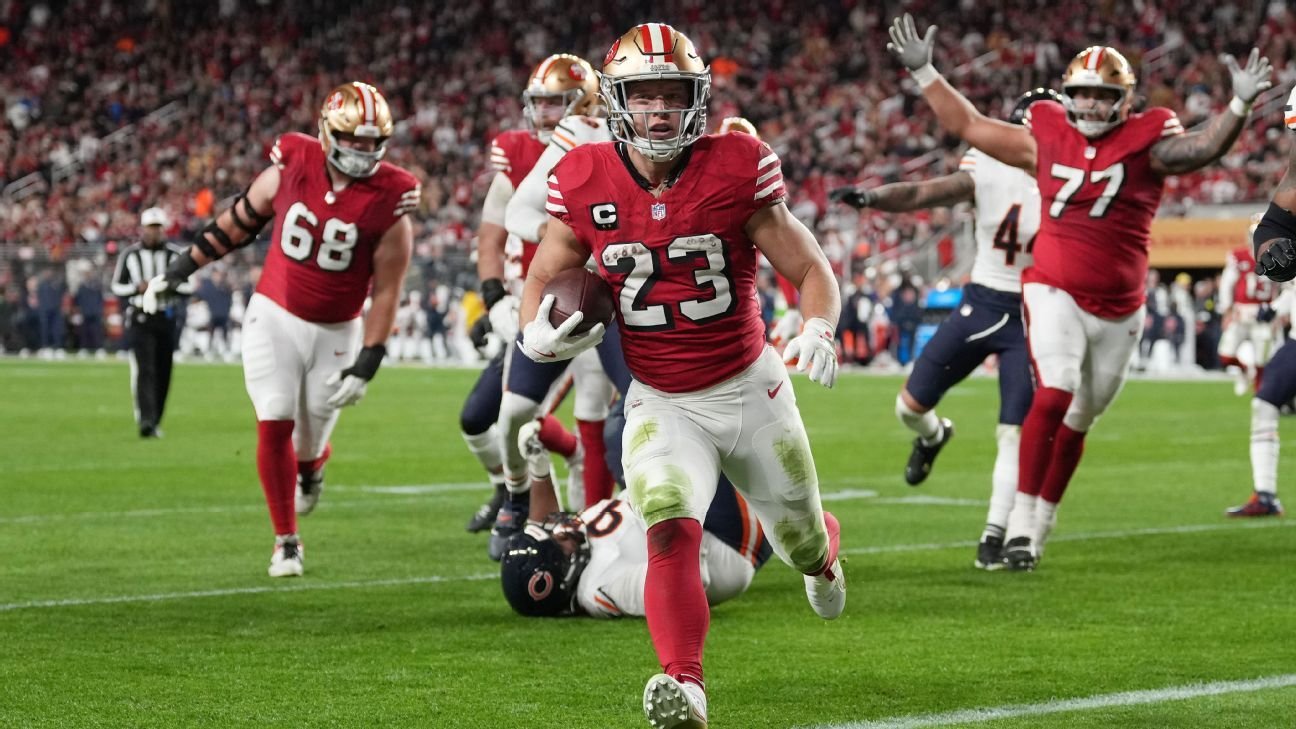 Christian McCaffrey, 4 QBs named AP NFL MVP finalists