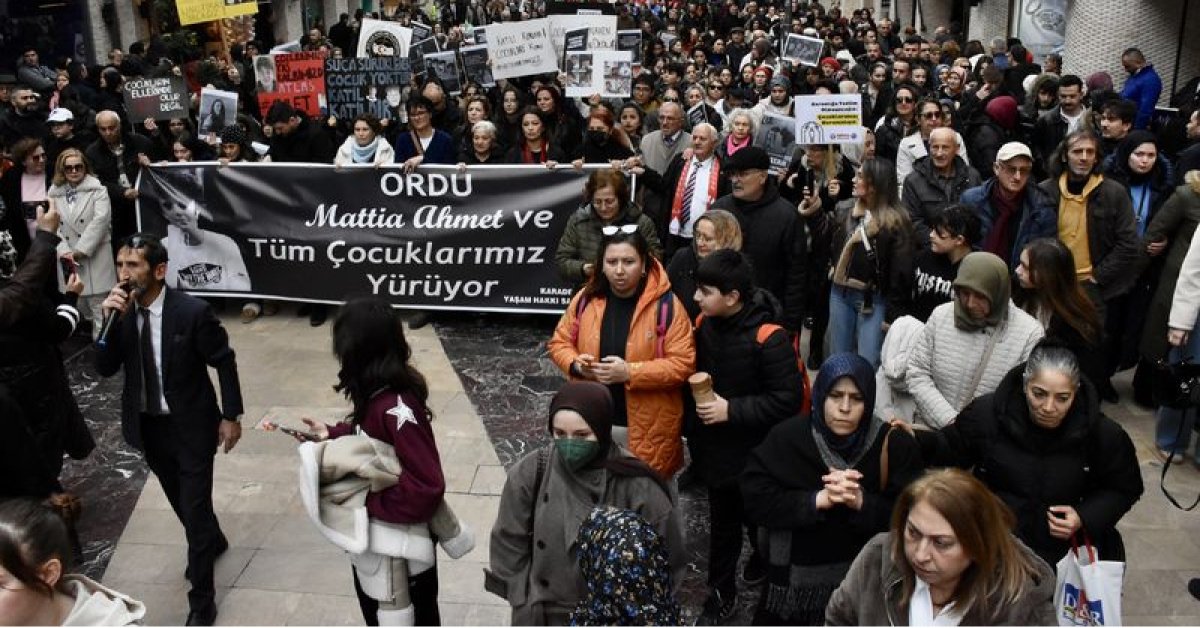 Mattia Ahmet Minguzzi için Ordu’da yürüyüş düzenlendi