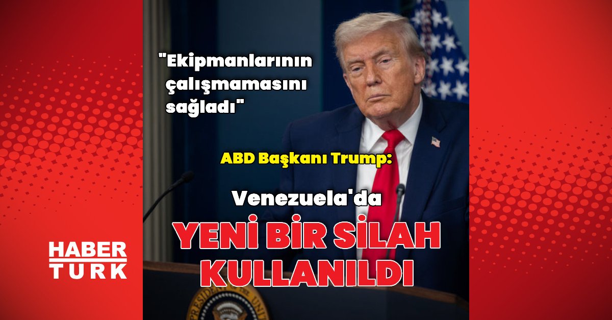 Venezuela’da yeni bir silah kullanıldı