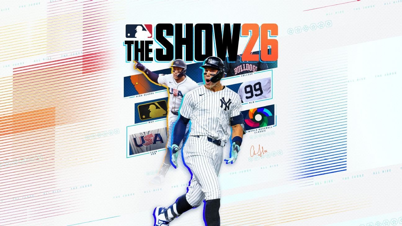 Aaron Judge named cover athlete for MLB The Show 26