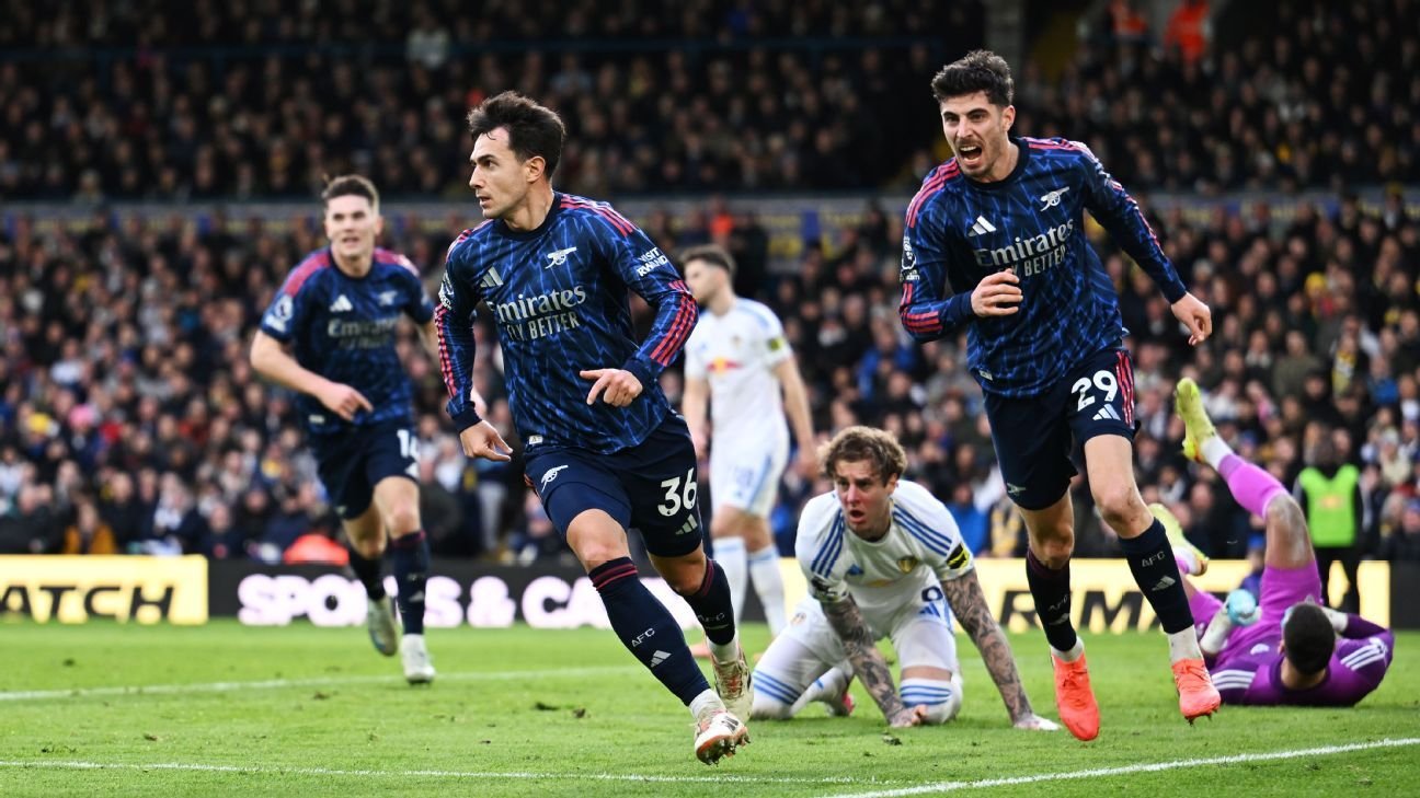 European soccer live updates: Leeds United-Arsenal