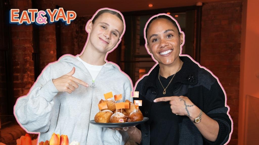 Kerstin Casparij: Manchester City full-back meets Alex Scott for Eat & Yap