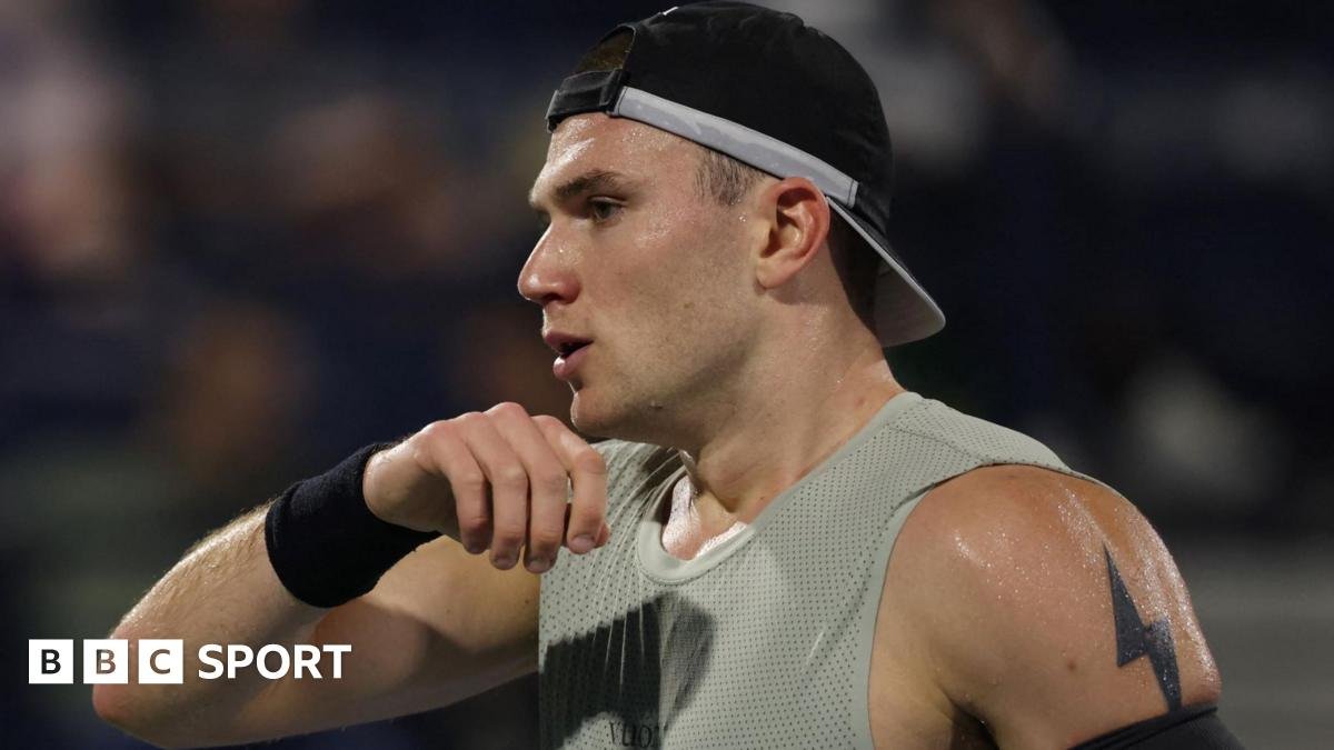 Jack Draper loses to Arthur Rinderknech at Dubai Tennis Championships