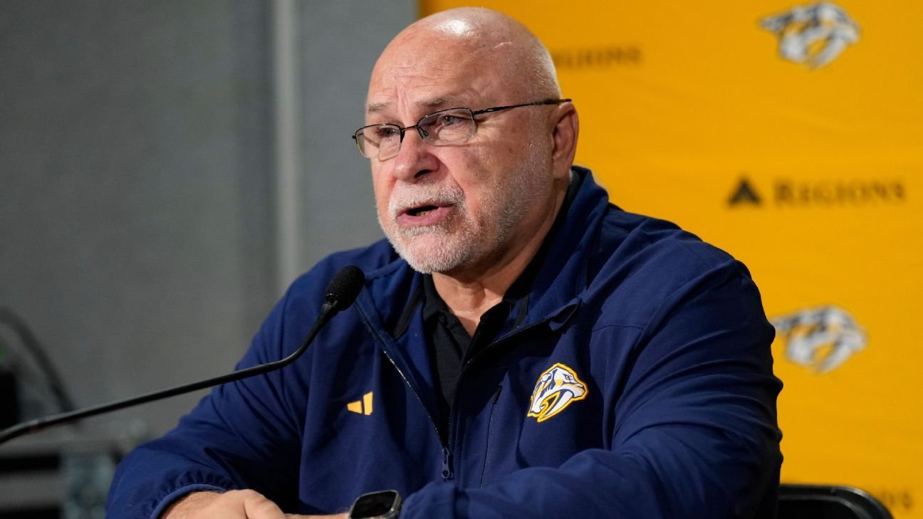 Predators GM Barry Trotz retiring, staying until successor found