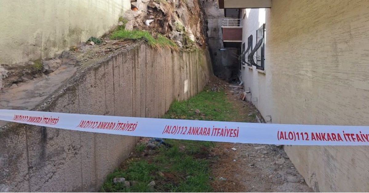 Son dakika: Ankara’da toprak kayması… İki bina tahliye edildi!