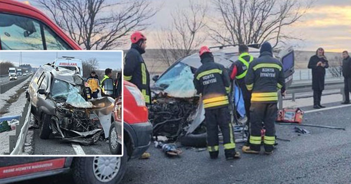 Konya haberleri: Araçtan inenler kurtuldu! Kaderin böylesi | SON DAKİKA HABERİ