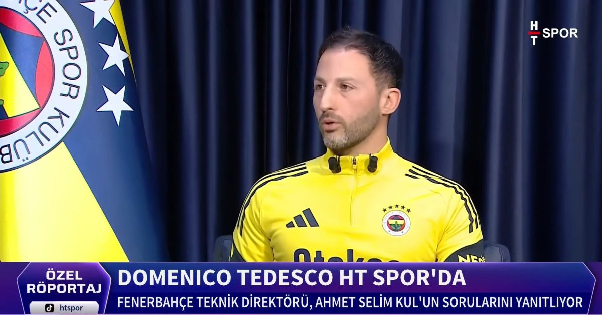 Domenico Tedesco HT Spor’a konuştu: Herkesi yenme potansiyelimiz var!