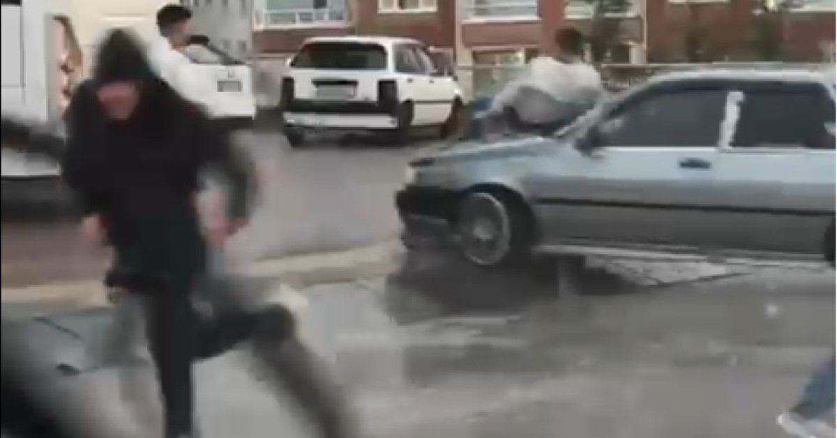 Başkentte pompalı tüfekli kavga! Otomobille çarpıp kaçtı!