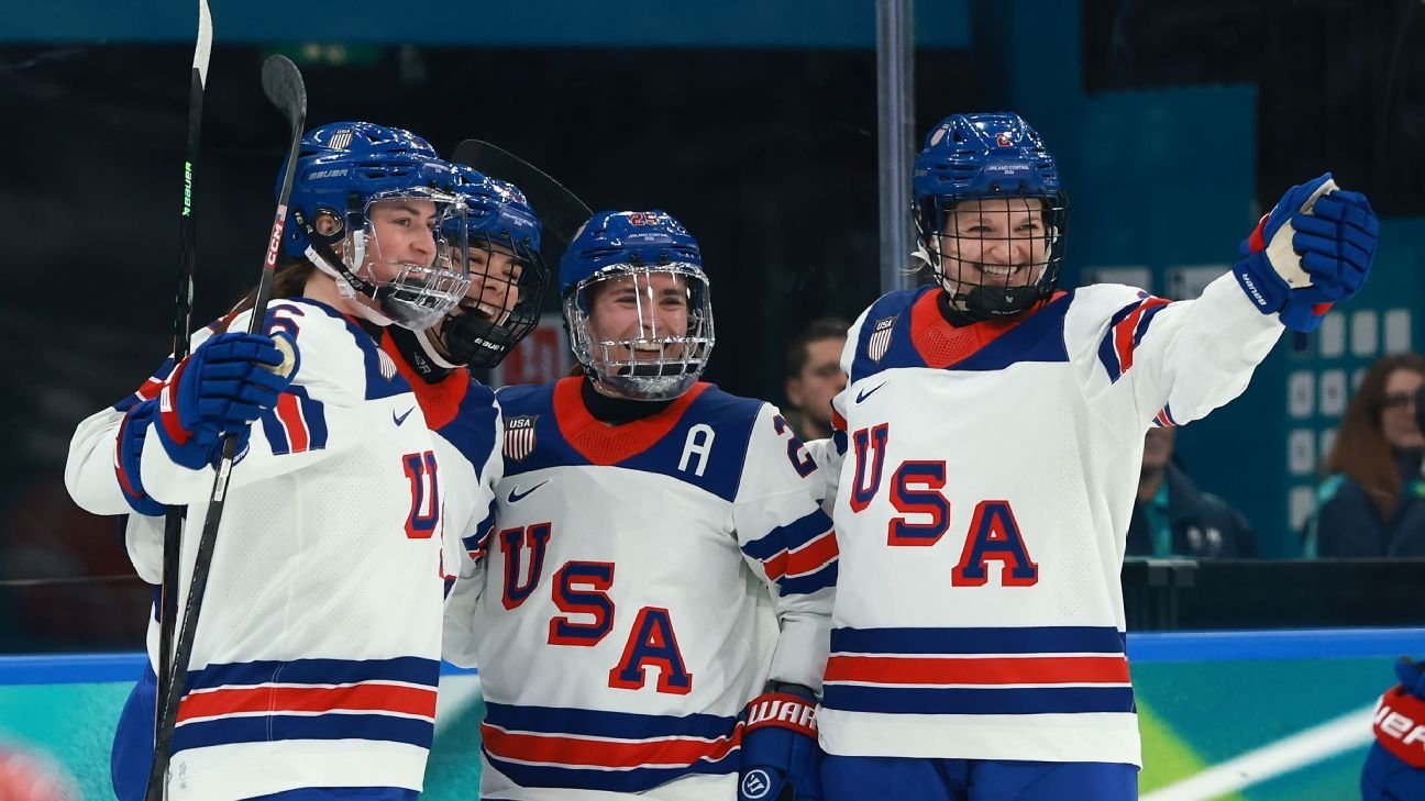 U.S. notches third straight win in Olympic women’s hockey