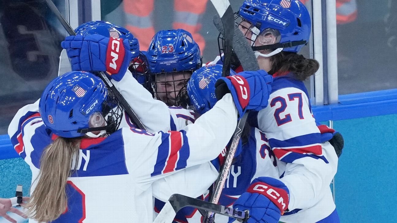 Bilka nets two, U.S. women’s hockey routs Canada at Olympics