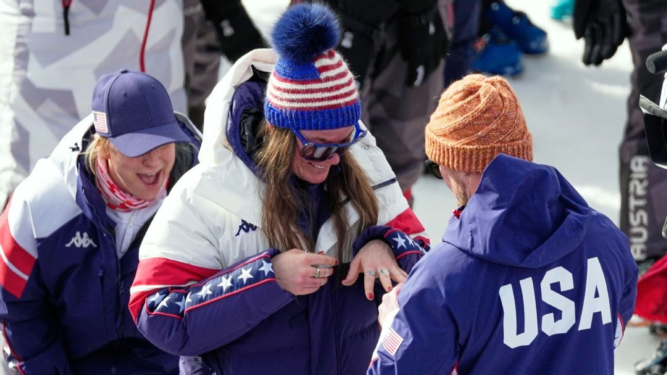 American skier Breezy Johnson gets engaged in Italy after competing