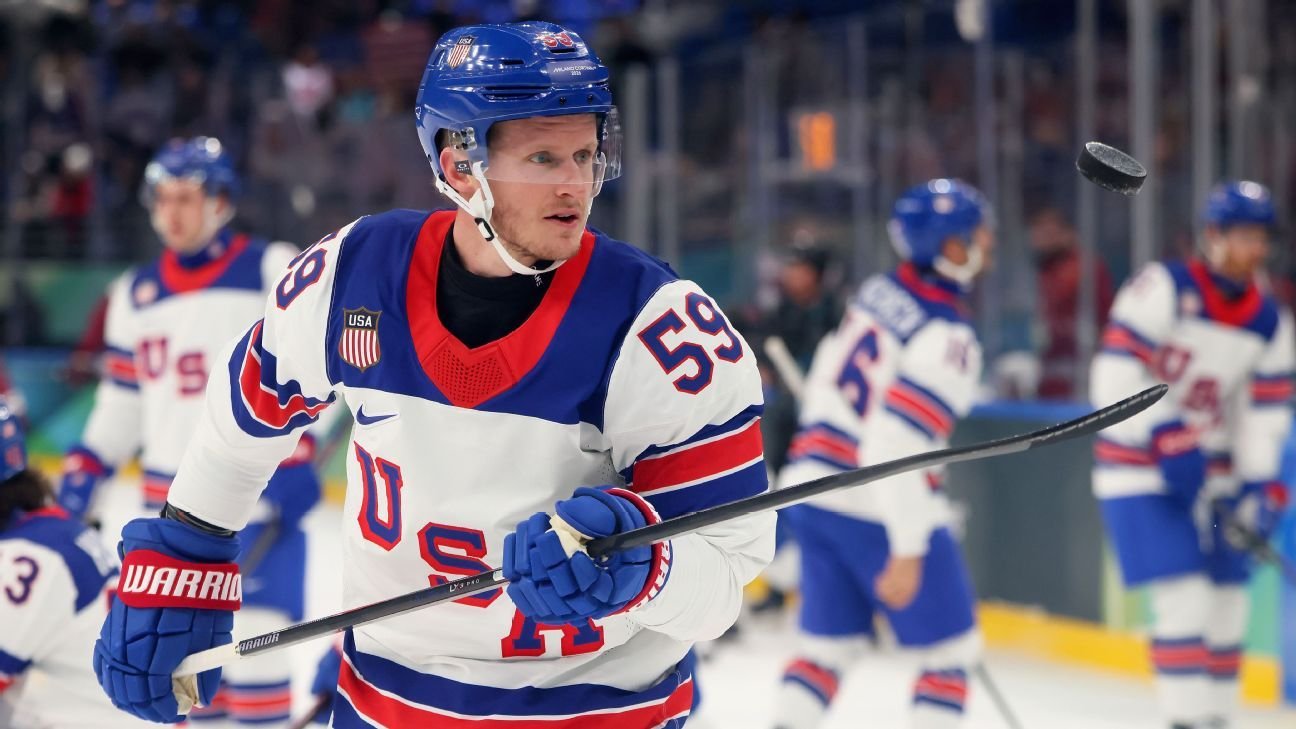 2026 Olympics: Live updates from USA-Latvia men’s hockey