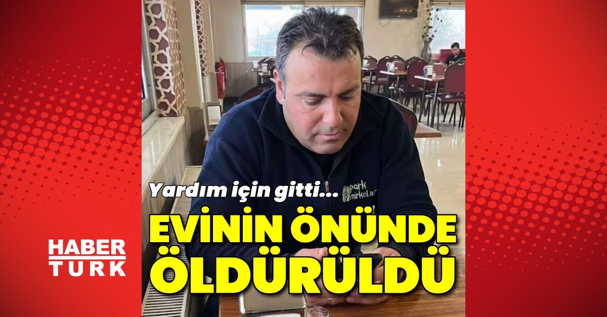 Son dakika: Şanlıurfa’da bir adam evinin bahçesinde öldürüldü