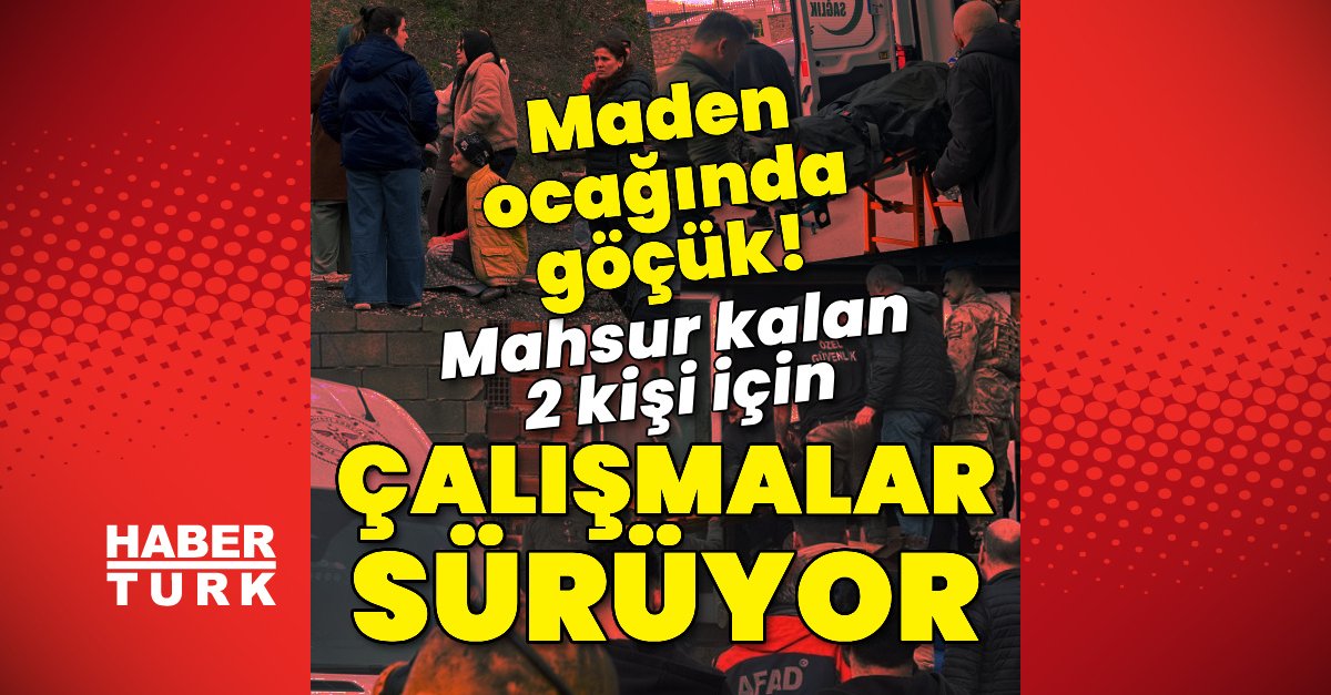 Son dakika: Zonguldak’ta maden ocağında göçük