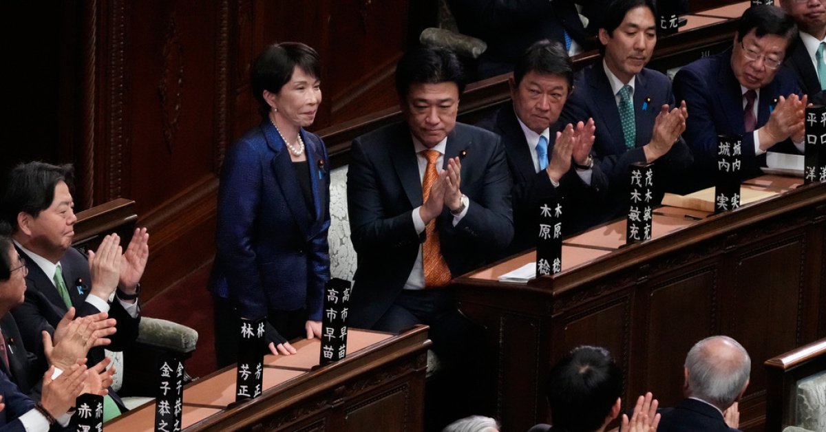 Japonya’da iktidar partisi lideri Takaiçi Sanae, ülkenin 105. başbakanı seçildi