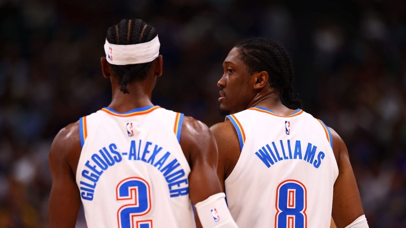 Thunder remain without SGA, Jalen Williams in return from All-Star break