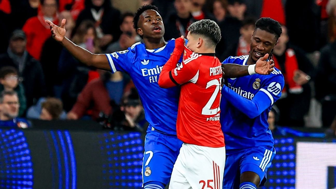 Sources: Prestianni told UEFA he called Vinícius Jr. anti-gay slur