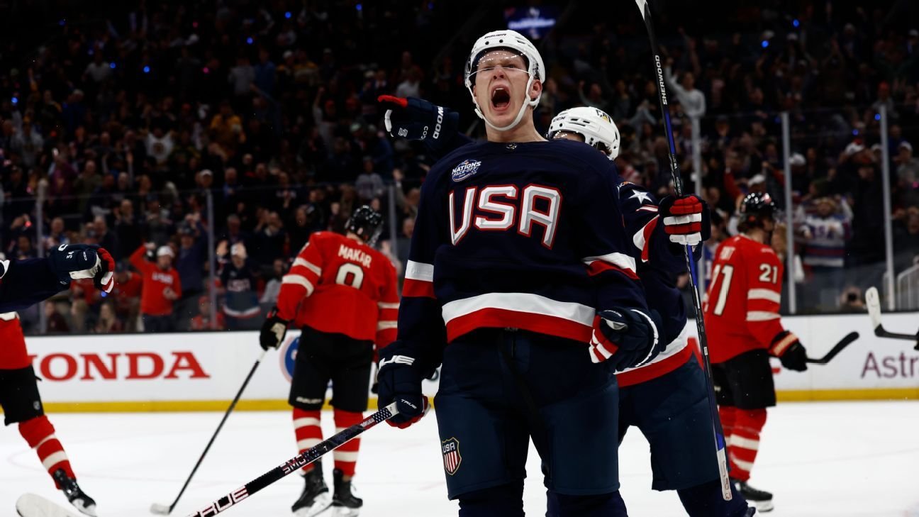 Brady Tkachuk on U.S.-Canada rivalry: ‘There’s hatred there’