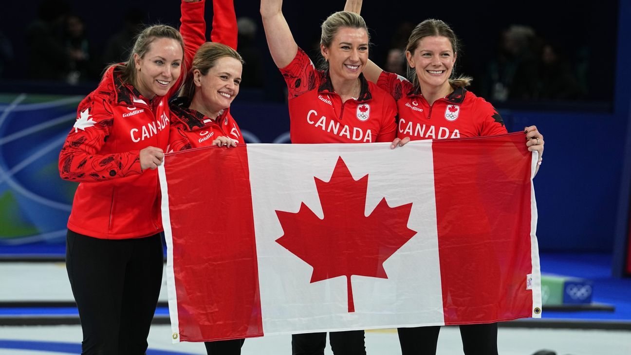 Top-ranked Canada bests U.S. for Olympic bronze in women’s curling