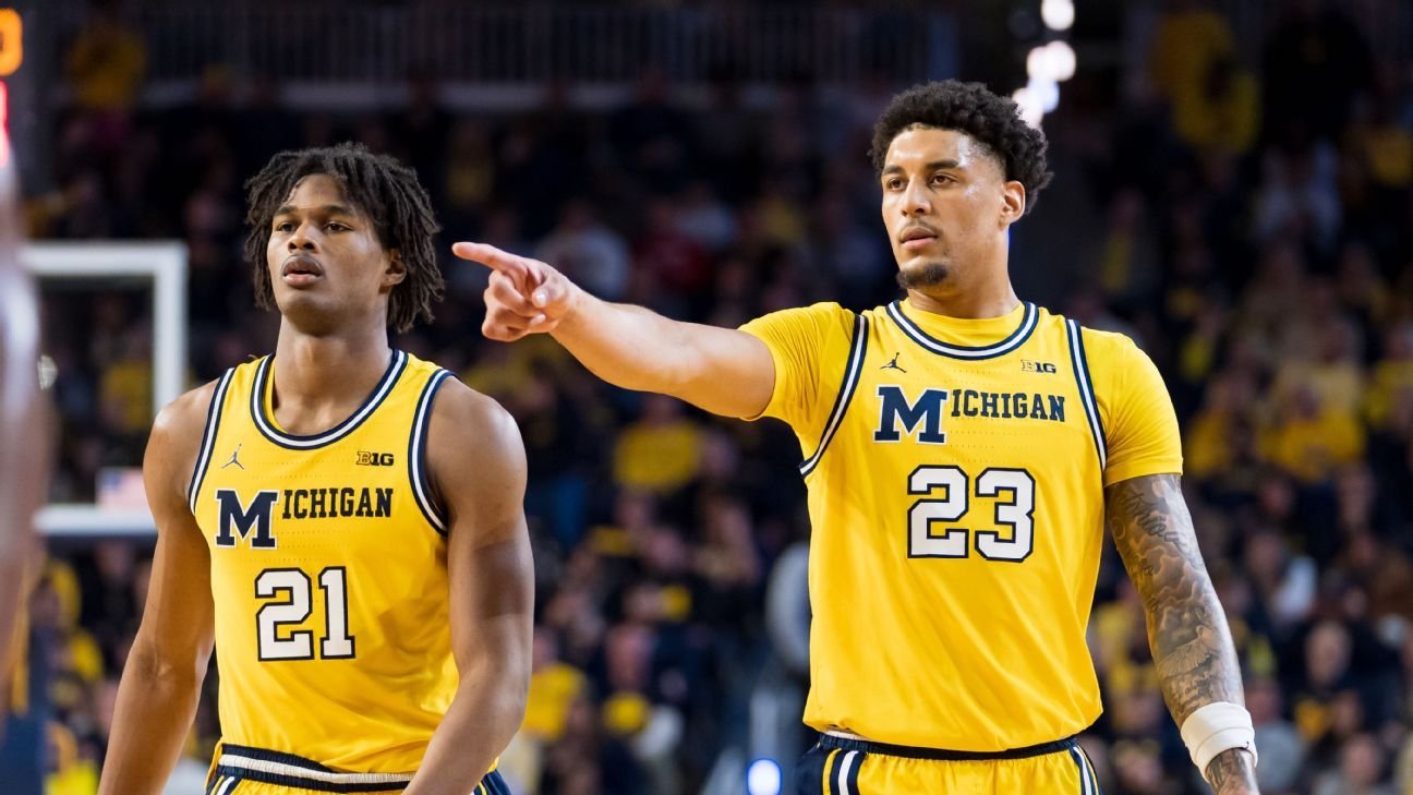 Michigan, Duke, Arizona top NCAA’s early bracket seeding preview