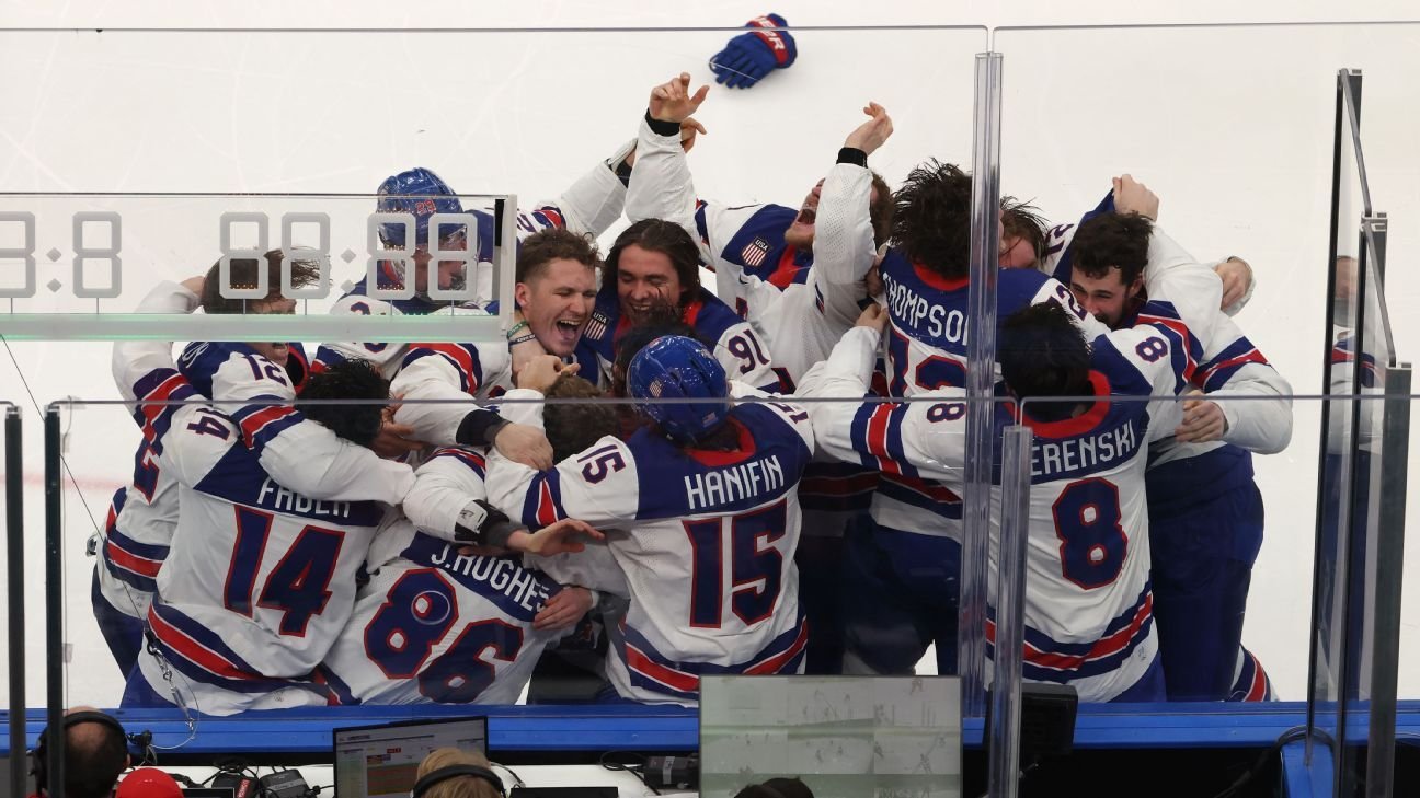 ‘LEGENDS’: Tom Brady, Devin Booker lead reaction to USA men’s hockey gold