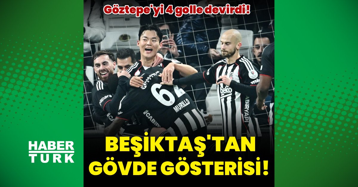 Beşiktaş'tan gövde gösterisi!