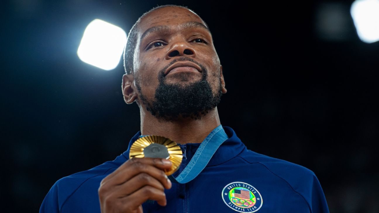 Kevin Durant says he plans to play in 2028 Olympics in Los Angeles