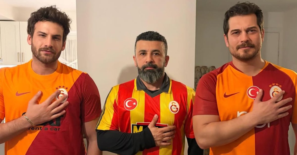 Ünlülerin Galatasaray coşkusu