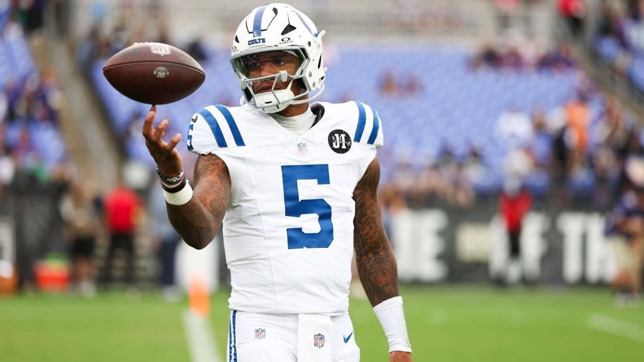 Colts grant QB Anthony Richardson OK to seek trade, agent says