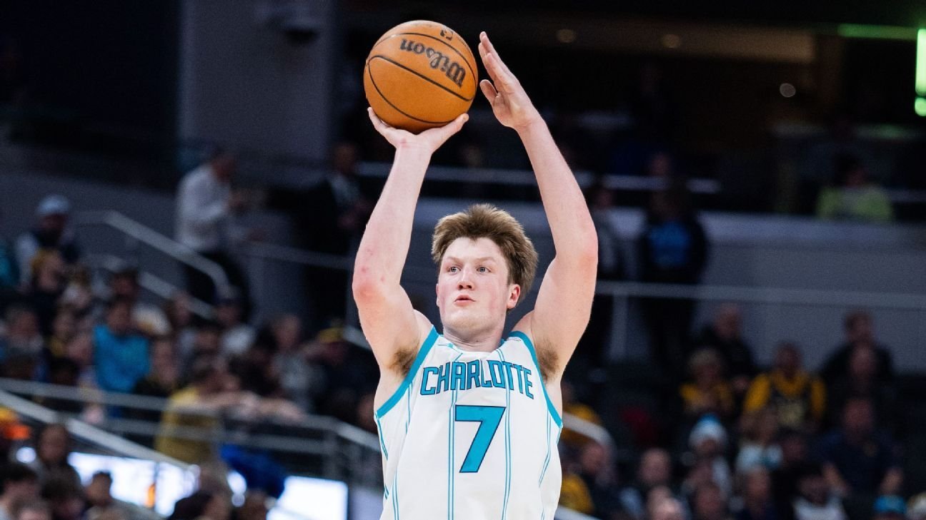 Hornets’ Kon Knueppel sets rookie 3-point record with 207th