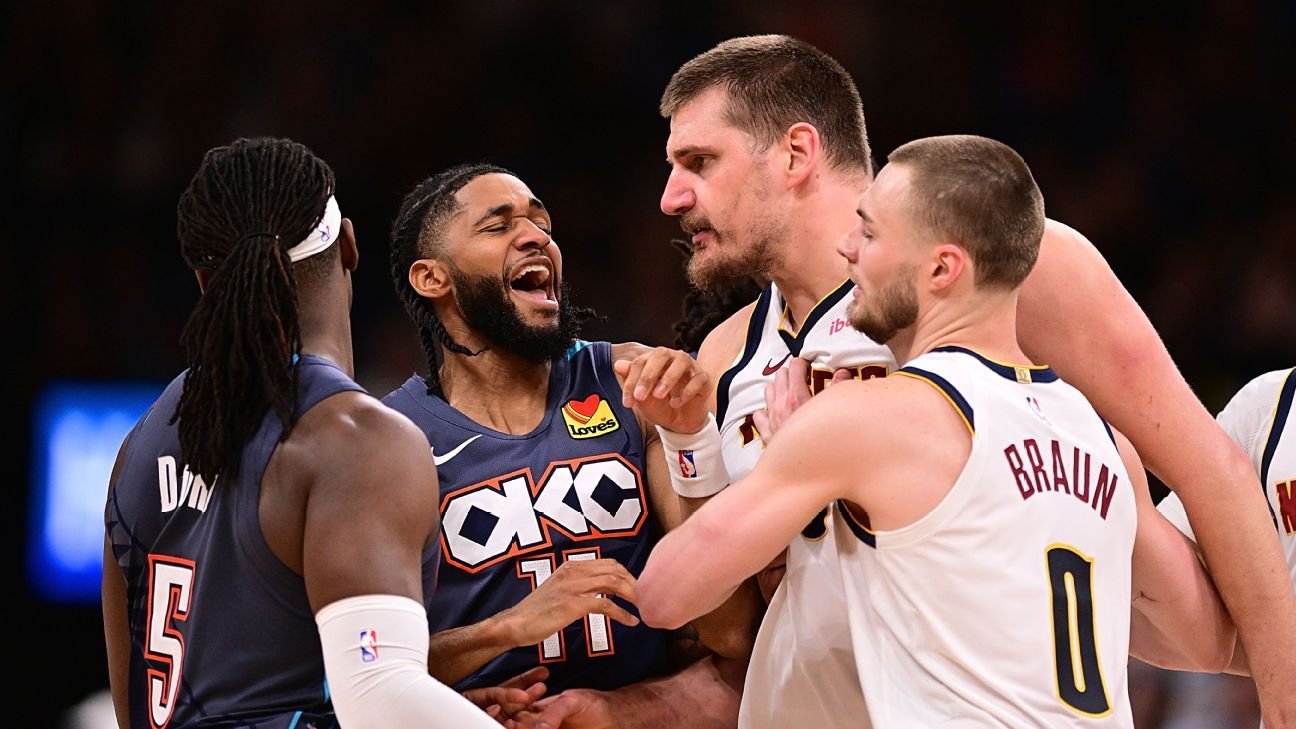 Nuggets’ Jokic calls out Thunder’s Dort for ‘unnecessary’ foul