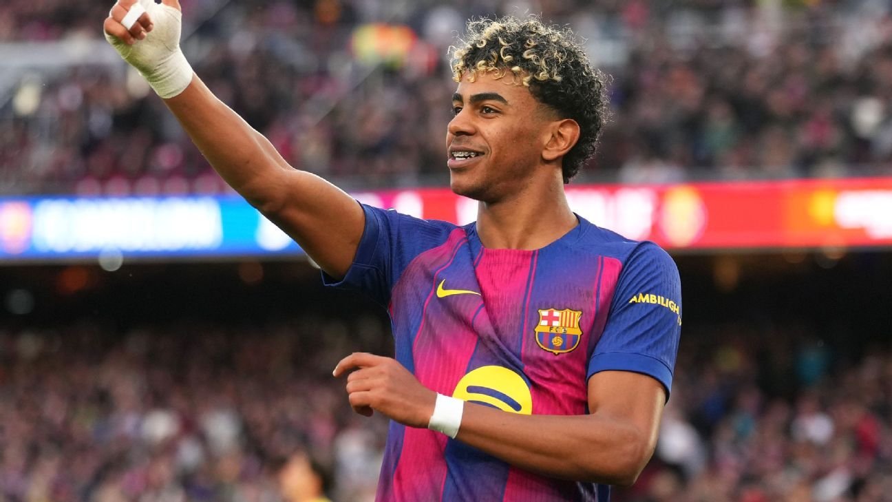 Lamine Yamal after first career hat trick: I’m ‘happy’ again