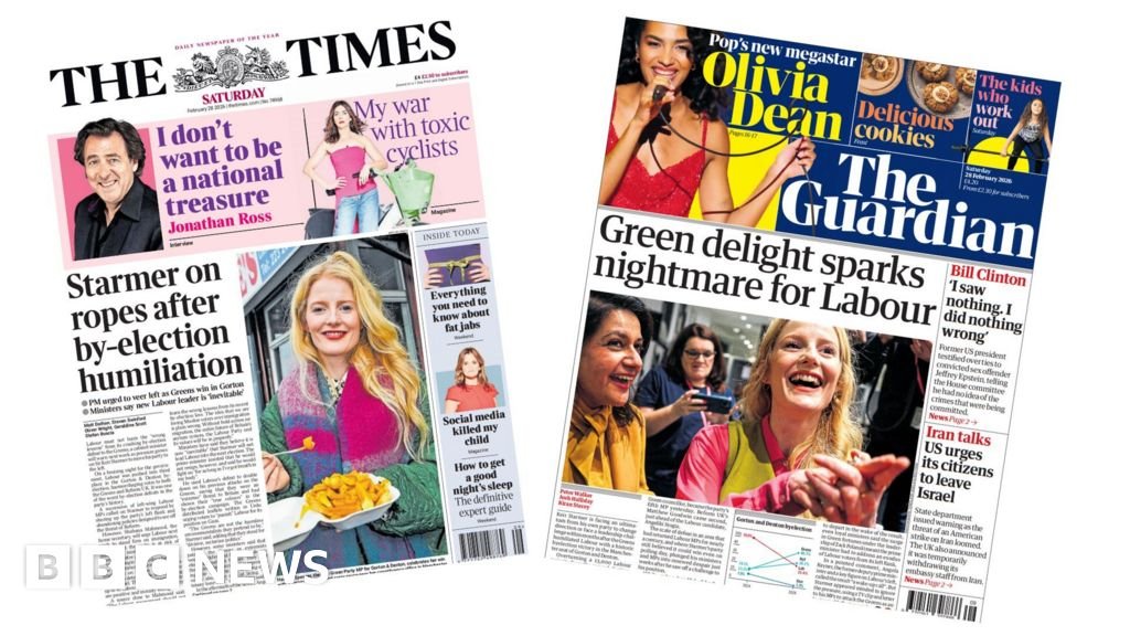 The Papers: 'Starmer on ropes' and 'nightmare for Labour'