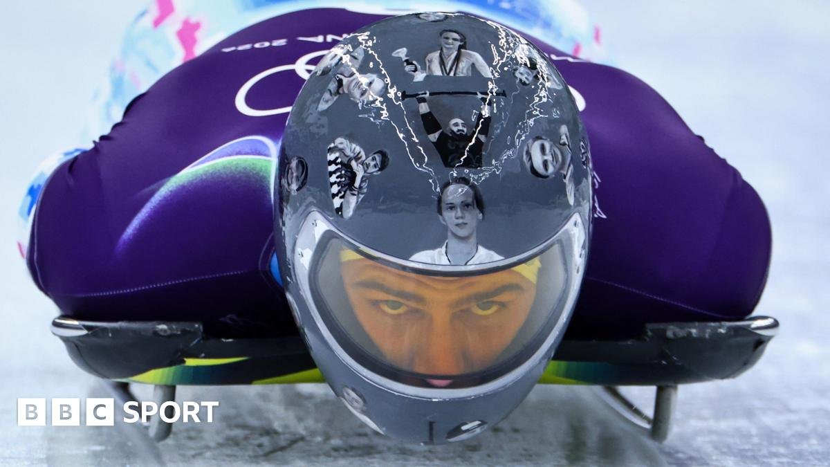 Vladyslav Heraskevych: Ukraine skeleton racer says IOC banned war victims helmet