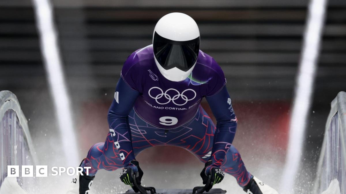 Team GB’s Matt Weston leads skeleton standings after two runs at Winter Olympics