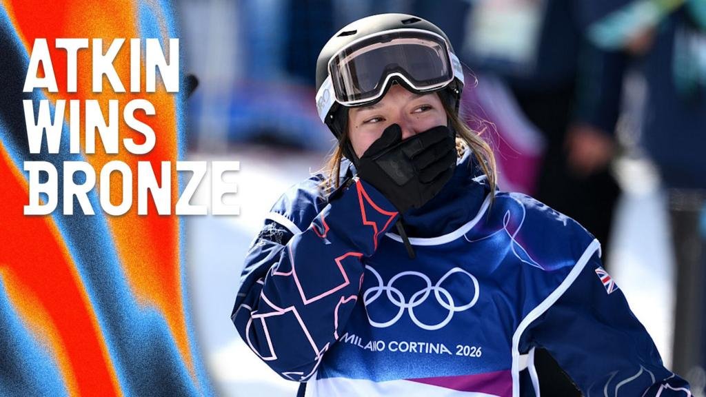 Winter Olympics 2026: GB’s Zoe Atkin claims halfpipe bronze, Eileen Gu wins gold
