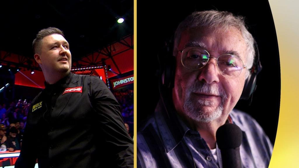 John Virgo commentates on Masters 2026 final