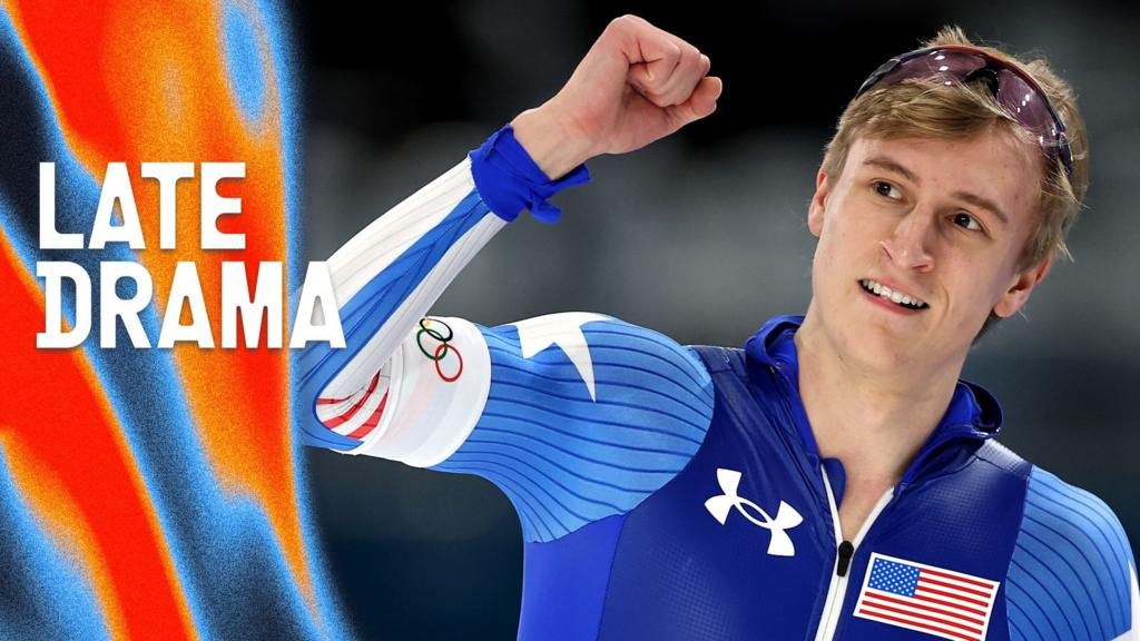 Winter Olympics 2026: USA’s Jordan Stolz breaks Olympic record to win men’s speed skating gold medal