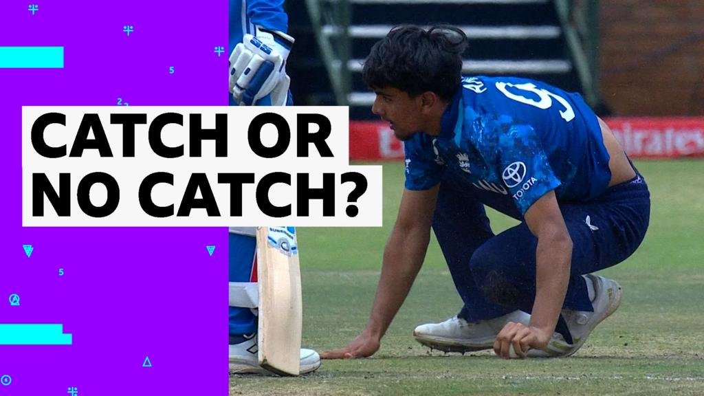 Was this catch grounded? Controversy in U19 World Cup final
