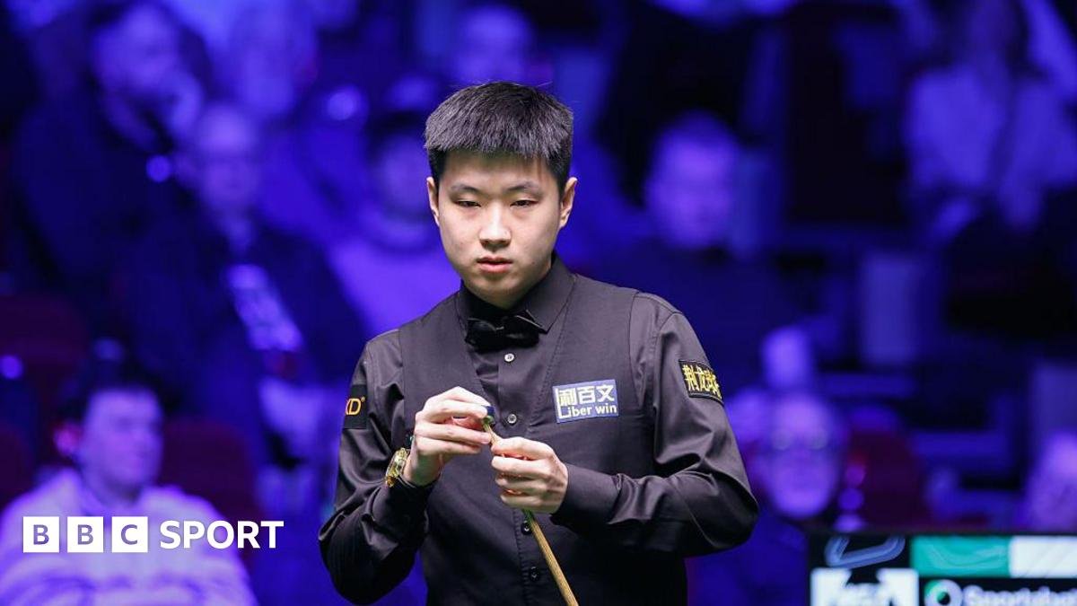 Players Championship: Zhao Xintong produces commanding finish to beat John Higgins