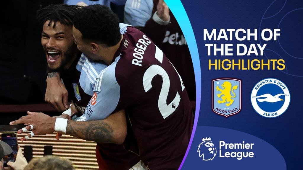 Premier League: Aston Villa 1-0 Brighton & Hove Albion – highlights