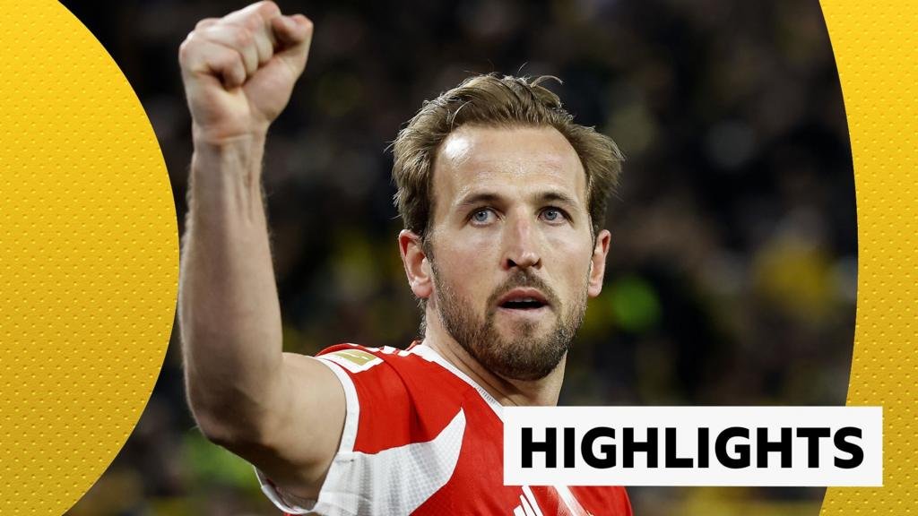 Kane scores twice as Bayern come from behind to beat Dortmund