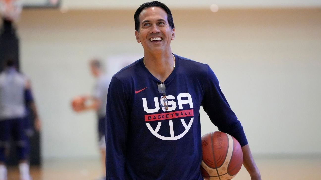 Erik Spoelstra: Kevin Durant playing in ’28 Olympics would be ‘incredible’