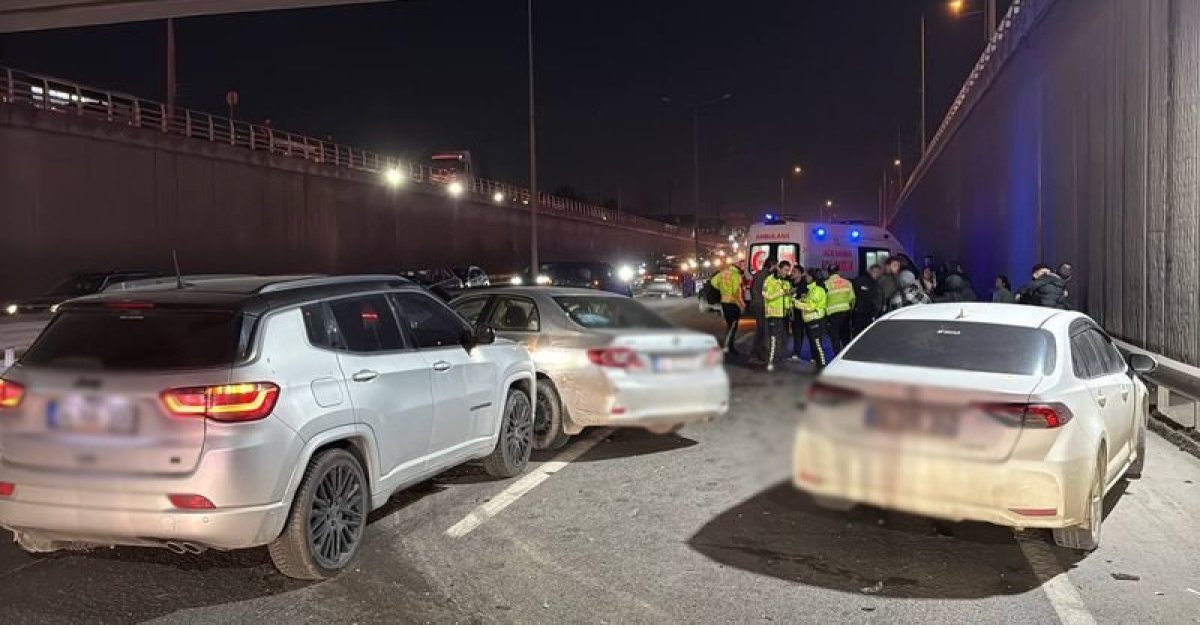 Gebze'de zincirleme kaza: 5 yaralı