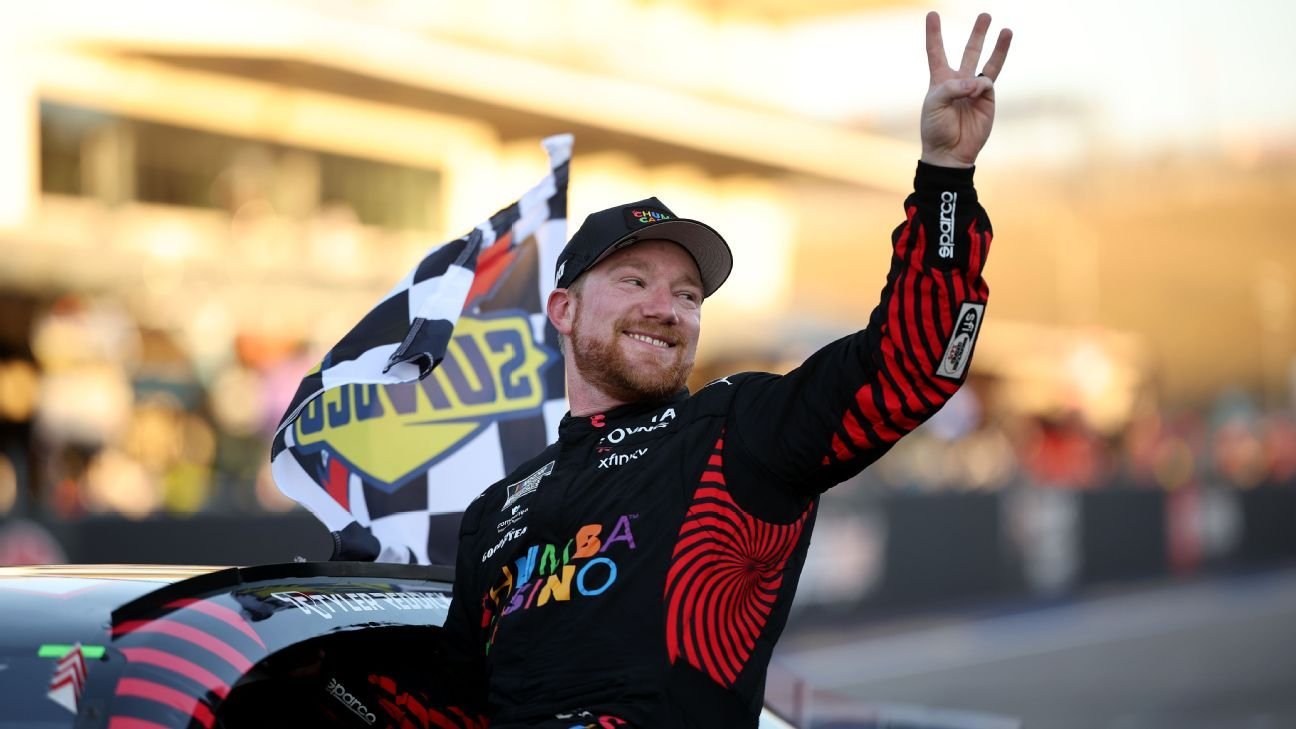 Tyler Reddick wins first 3 races of season, making NASCAR history