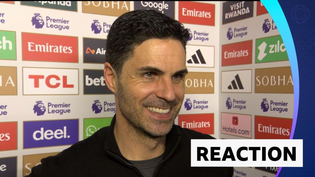 Arteta delighted with win over 'top side' Chelsea